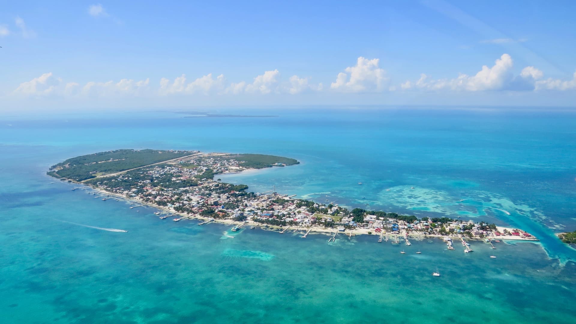 Cayes e barriera corallina